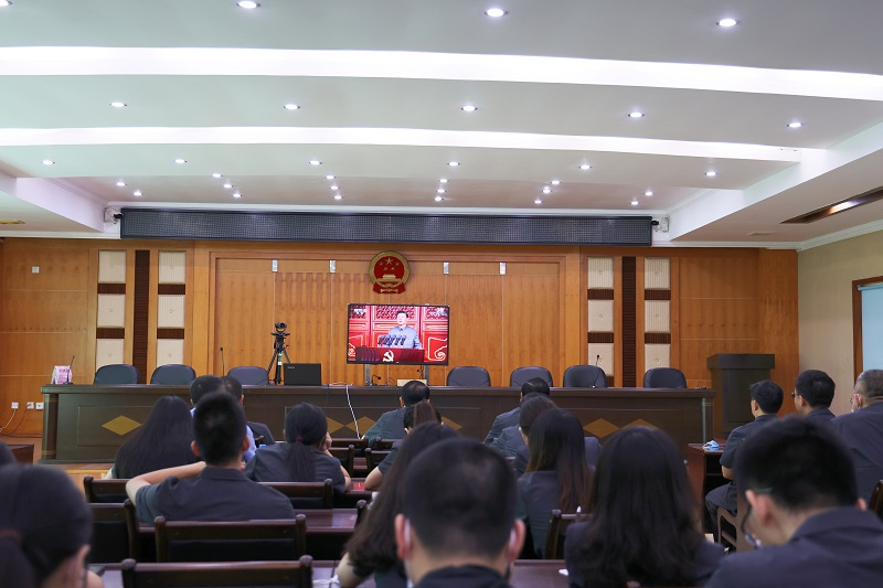 7月1日，大埔县人民法院全院干警集中学习习近平总书记在庆祝中国共产党成立100周年大会上重要讲话_副本.jpg